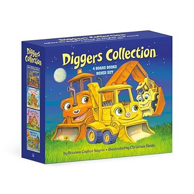 Diggers Collection 4-Book Boxed Set: Where Do Diggers Sleep At Night?; Where Do Diggers Say I Love You?; Where Do Diggers Take Vacation?; And Diggers-..