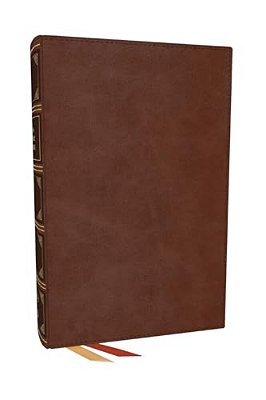 Nkjv, End-Of-verse Reference Bible, Personal Size Large Print, Leathersoft, Brown, Red Letter, Comfort Print: Holy Bible, New King James Version-..
