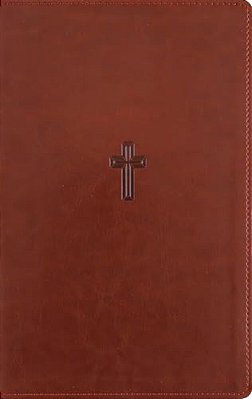Nasb, Personal Size Reference Bible, Large Print, Paragraph Style, Leathersoft, Brown, Red Letter, 1995 Text, Comfort Print-..