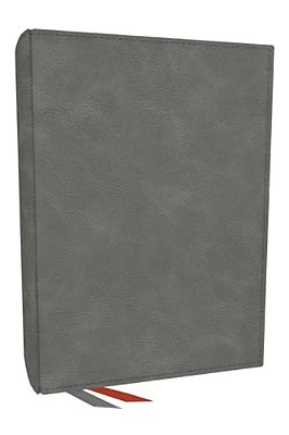 Nkjv, Journal The Word Bible: Reflect, Journal Or Create Art Next To Your Favorite Verses (Gray Leathersoft, Red Letter, Comfort Print)-..