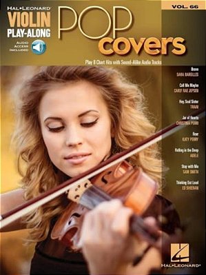 Pop Covers Violin Play-Along Volume 66 Book/Online Audio-..