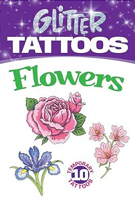Glitter Tattoos Flowers-..
