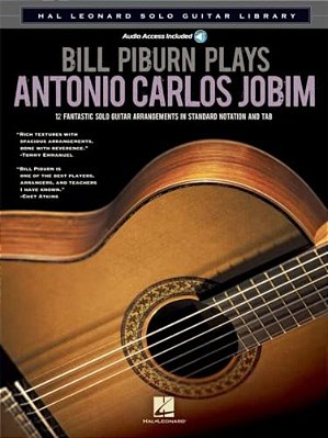Bill Piburn Plays Antonio Carlos Jobim Book/Online Audio-..
