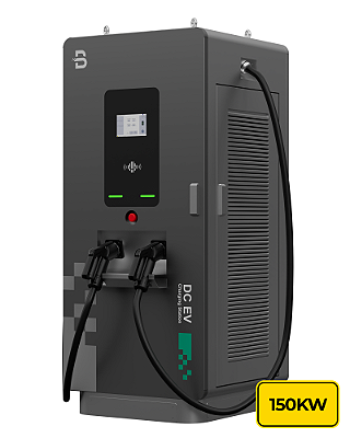 Carregador EV DC Duplo 150kw Estação de Carga Rápida - GTMax Energy