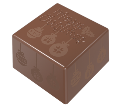 Quadrado de praline "Feliz Natal" 10g HB-9225-S