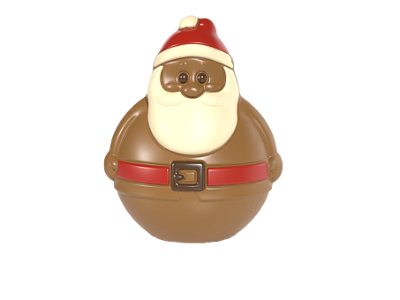 Papai Noel em forma de bola Kurt 100g HB-DS-8181