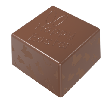 Praline quadrado Feliz Páscoa 10g HB-9226-S