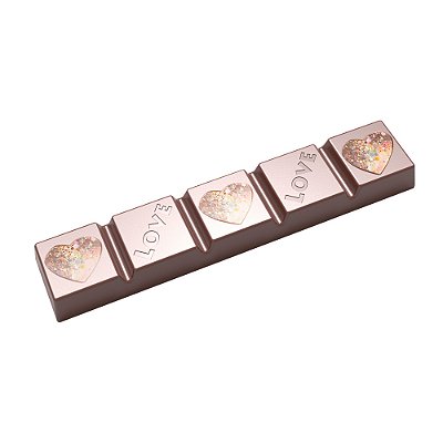 MD 275x175 Barra de holograma "Amor" 40g 1x5 cav HO-0008