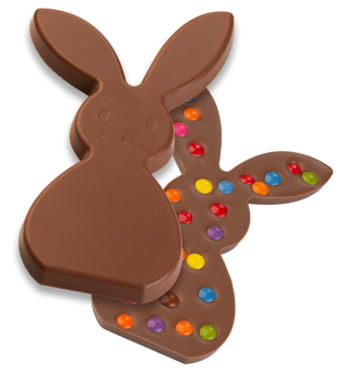 MD 275x175mm Prancha de contorno "Coelho em pé" 100g 2x1 cav HB-9157-PC