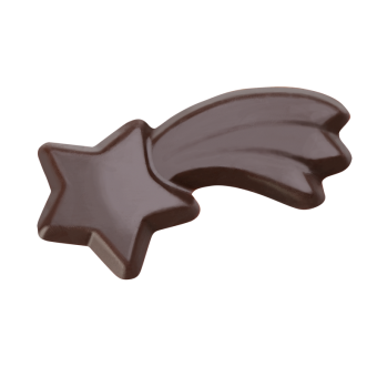 MD 275x175mm Decoração "Estrela Cadente" 1,8g 3x7 cav DK-1003-PC