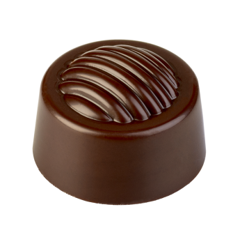 Praliné redondo com ranhuras 10g HB-0006-S