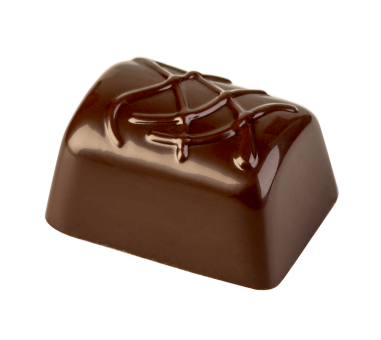 Praliné retangular com decoração 12g HB-0951-S