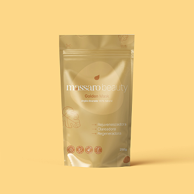 ARGILA DOURADA GOLDEN MASK REFIL 100% NATURAL