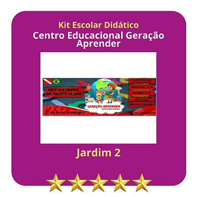 KIT GERACAO APRENDER-JARDIM II