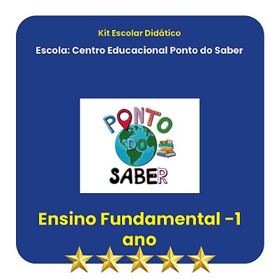 KIT PONTO DO SABER - 1º ANO