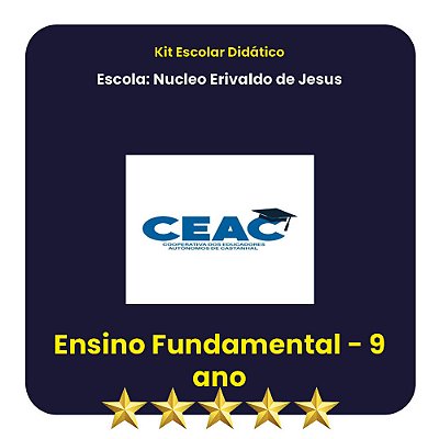 KIT ERIVALDO DE JESUS - 9º ANO