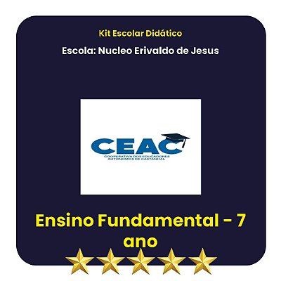 KIT ERIVALDO DE JESUS - 7º ANO