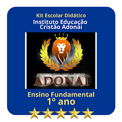 KIT INSTITUTO CRISTÃO ADONAI - 1º ANO