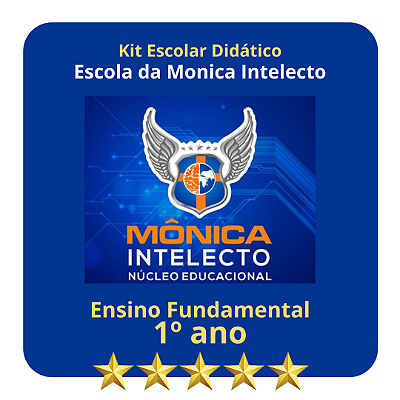 KIT ESCOLA DA MÔNICA INTELECTO - 1º ANO