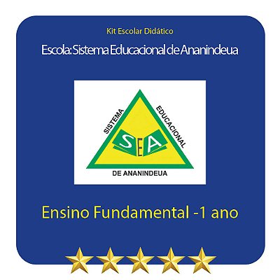 KIT SISTEMA EDUCACIONAL DE ANANINDEUA - 1º ANO