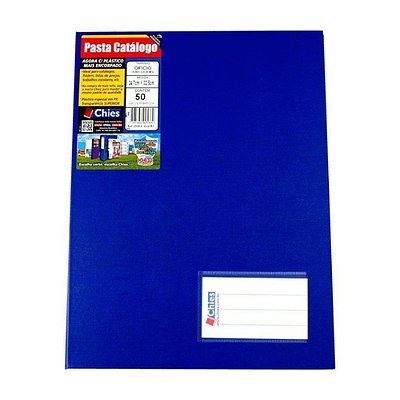 PASTA CATALOGO 050PL LOMBO ABERTO AZUL ROYAL