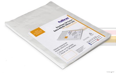 ENVELOPE P/PASTA OFICIO 4 FUROS 0,12MM C/100