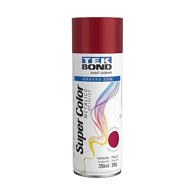 TINTA AEROSSOL VERMELHO METALICO 350 ML/250G