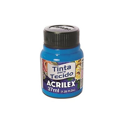 TINTA TECIDO FLUORESCENTE 037ML AZUL