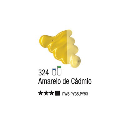 TINTA OLEO PARA TELA 020ML AMARELO DE CADMIO 324