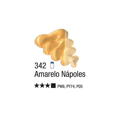 TINTA OLEO PARA TELA 020ML AMARELO NAPOLES 342