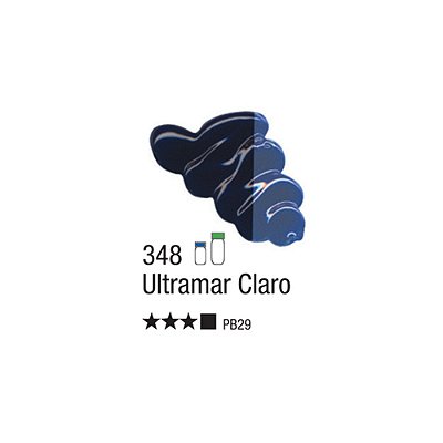 TINTA OLEO PARA TELA 020ML ULTRAMAR CLARO 348