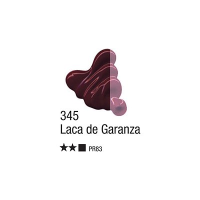 TINTA OLEO PARA TELA 020ML LACA DE GARANZA 345