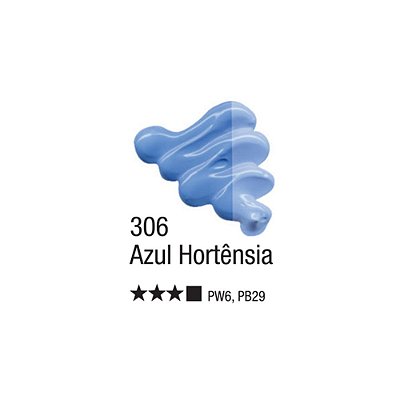 TINTA OLEO PARA TELA 020ML AZUL HORTENSIA 306