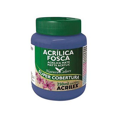 TINTA ACRILICA FOSCA 250ML AZUL