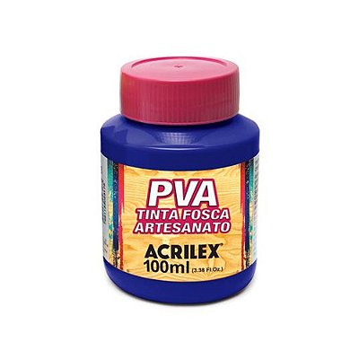 TINTA PVA FOSCA 100ML AZUL TURQUESA