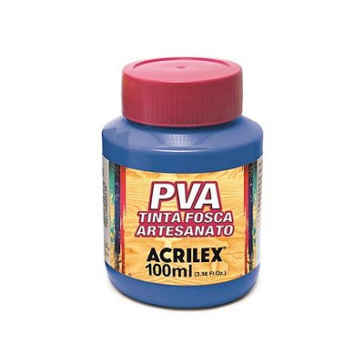 TINTA PVA FOSCA 100ML AZUL CERULEO