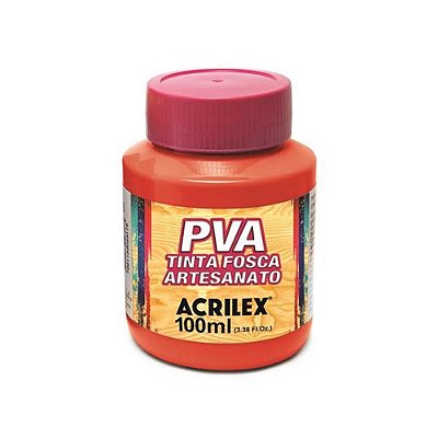 TINTA PVA FOSCA 100ML VERMELHO FOGO