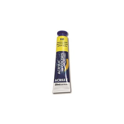 TINTA ACRILICA P/TELA 020ML AMARELO LIMAO