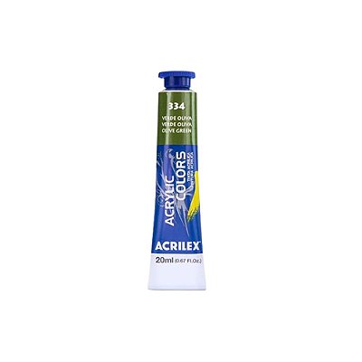 TINTA ACRILICA P/TELA 020ML VERDE OLIVA