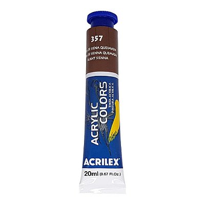 TINTA ACRILICA P/TELA 020ML TERRA SIENA QUEIMADA