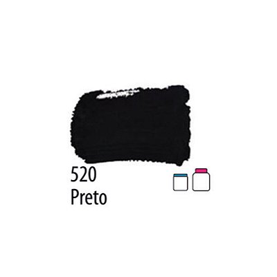 TINTA PVA FOSCA 037ML PRETA
