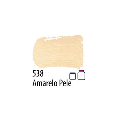 TINTA PVA FOSCA 037ML AMARELO PELE/PESSEGO