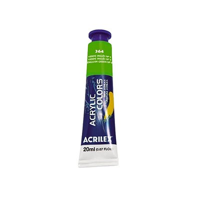 TINTA ACRILICA P/TELA 020ML VERDE INGLES