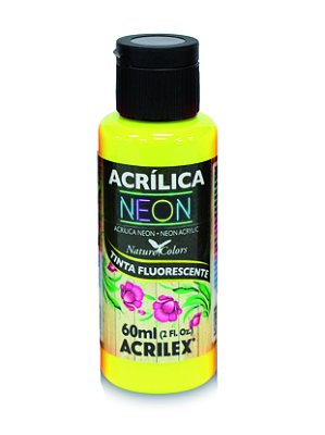 TINTA ACRILICA NEON 060ML AMARELO LIMAO