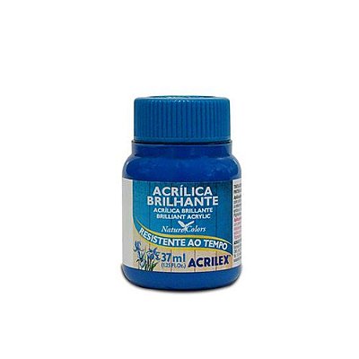 TINTA ACRILICA BRILHANTE 037ML AZUL TURQUESA