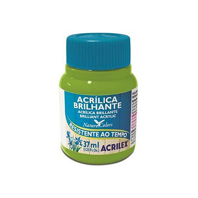 TINTA ACRILICA BRILHANTE 037ML VERDE FOLHA