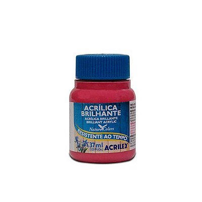 TINTA ACRILICA BRILHANTE 037ML ROSA ESCURO