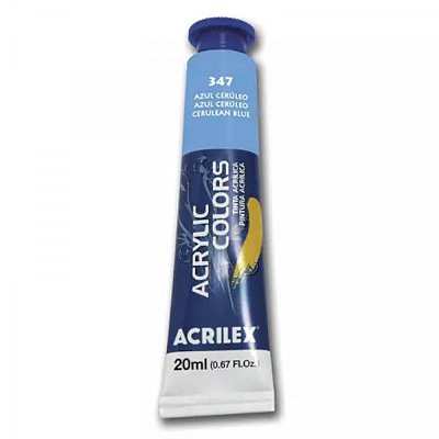 TINTA ACRILICA P/TELA 020ML AZUL CERULEO