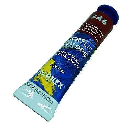 TINTA ACRILICA P/TELA 020ML ALINZARIN CRIMSON