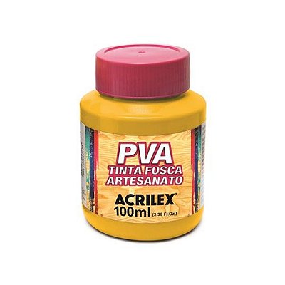 TINTA PVA FOSCA 100ML AMARELO CADMIO
